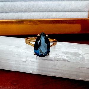 Blue Topaz Ring